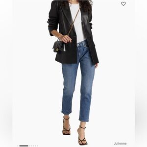 Rag & Bone The Dre Low Rise Slim Boyfriend Stretch Julienne Jeans Size 25 Nwt